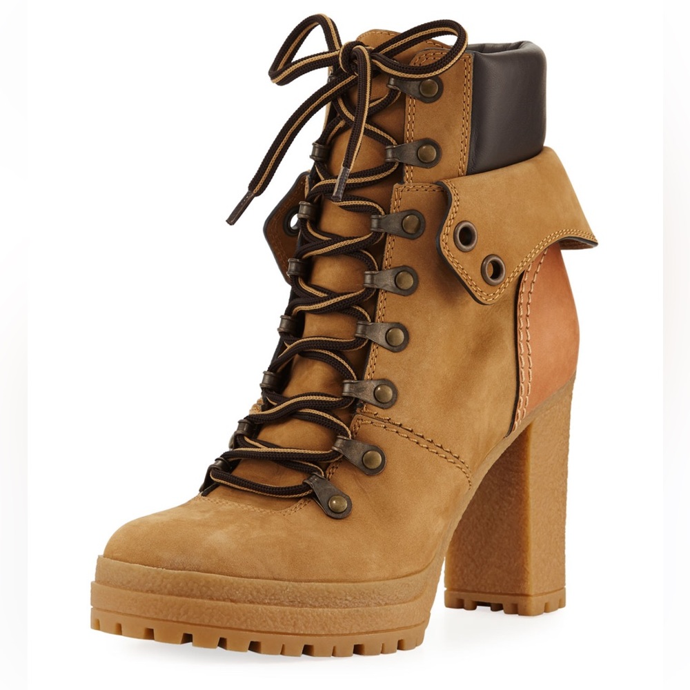 See by Chloe Eileen Lug Platform Boot in size 37